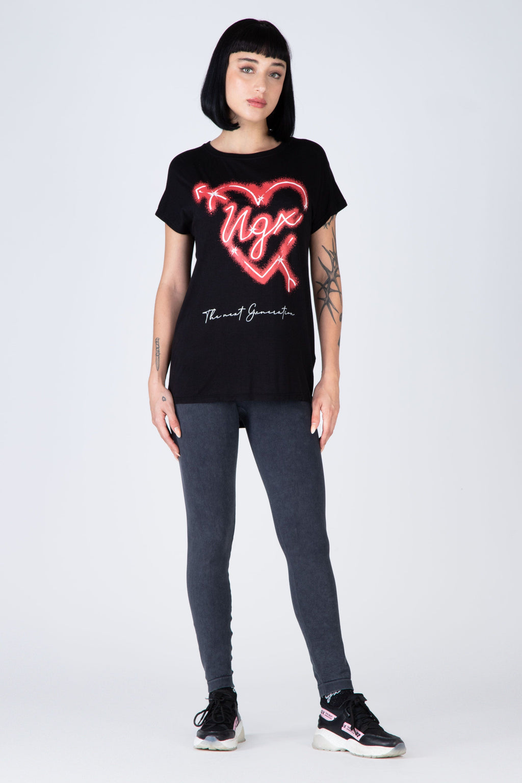 Polera M/C Arrow Negro NGX