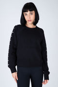 Poleron Crew Neck Anymore Negro NGX