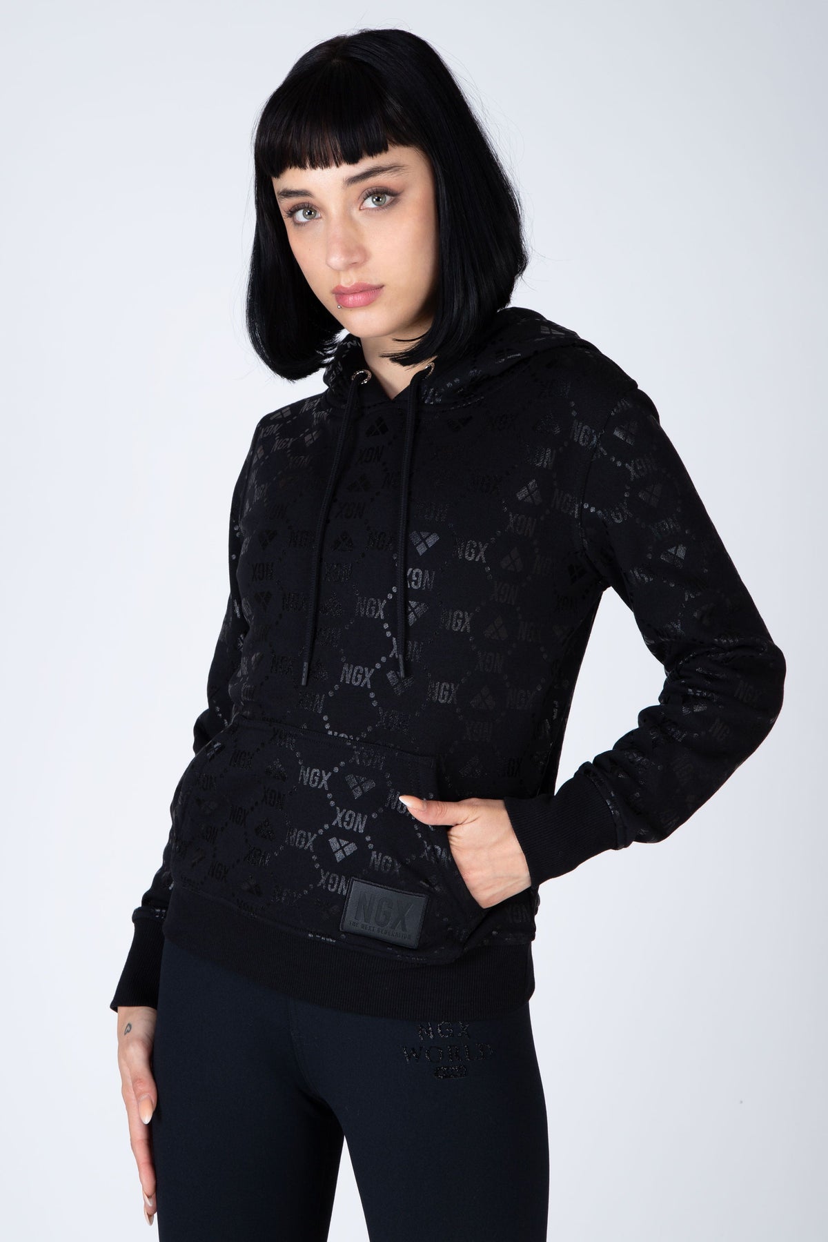 Poleron Hoodie Perfect Negro NGX