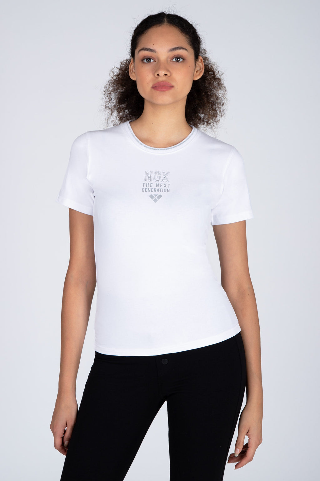 Polera M/C Anymore Blanco NGX