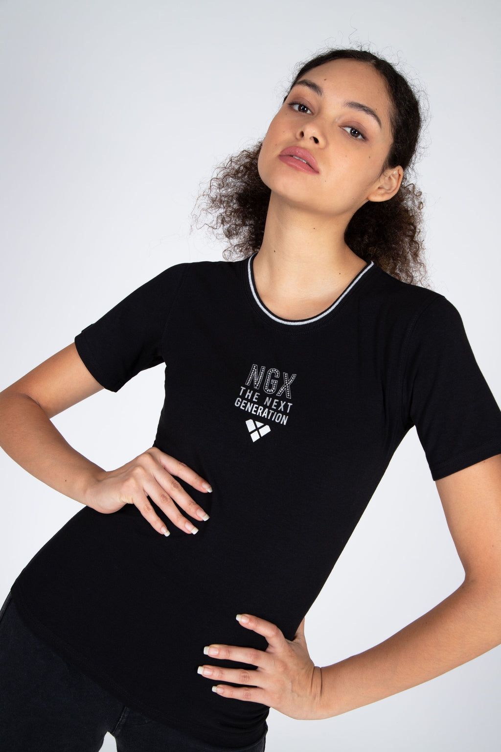 Polera M/C Anymore Negro NGX