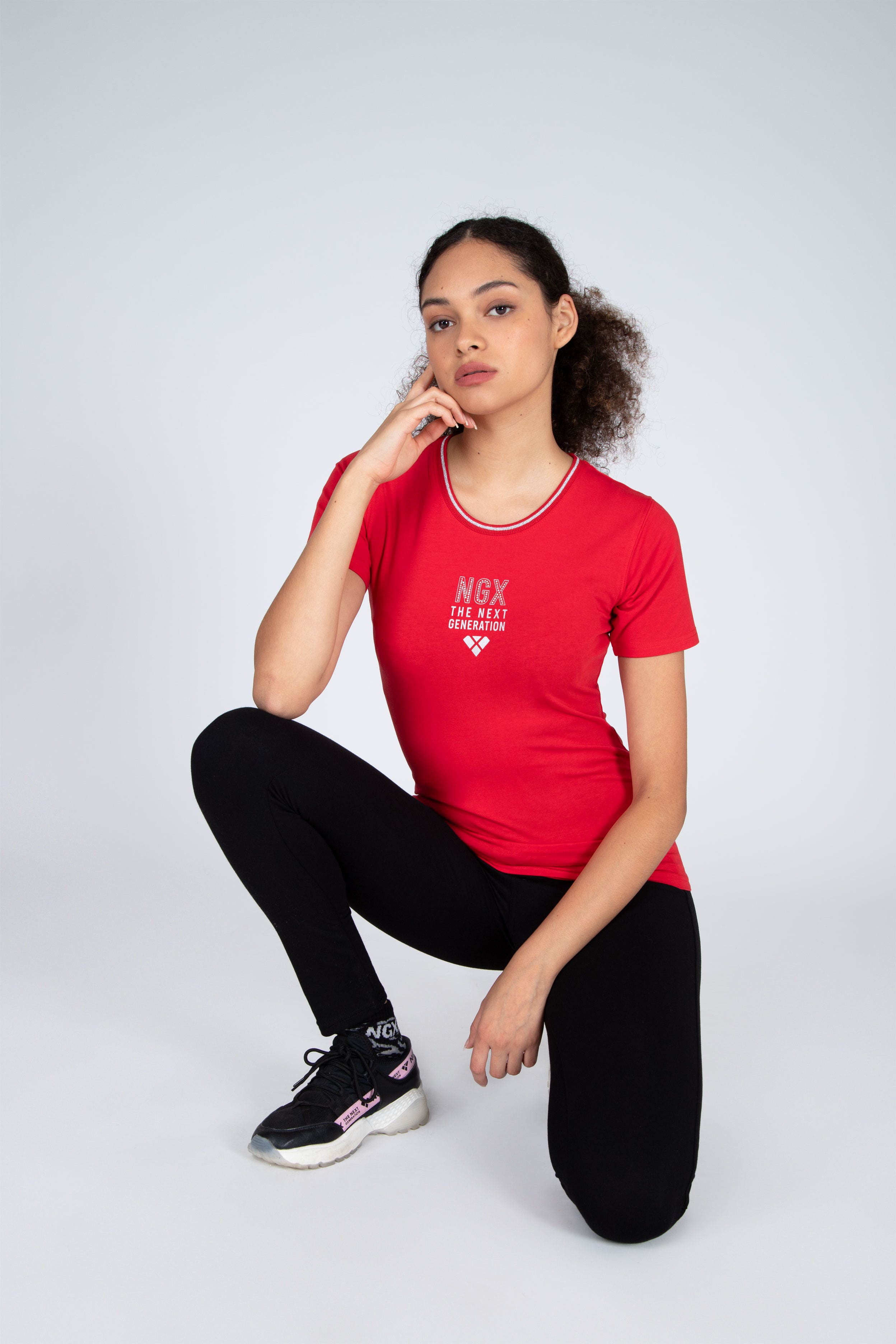 Polera M/C Anymore Rojo NGX