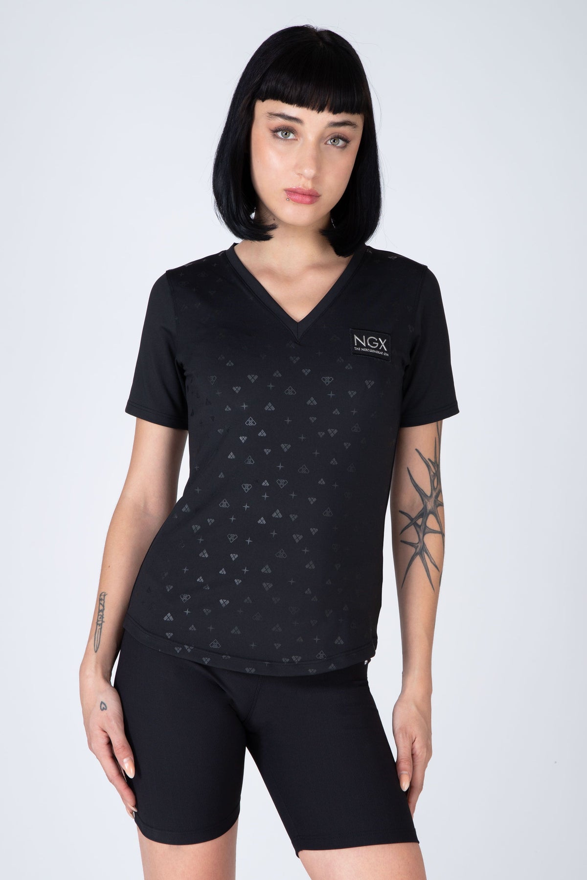 Polera M/C Task Negro NGX