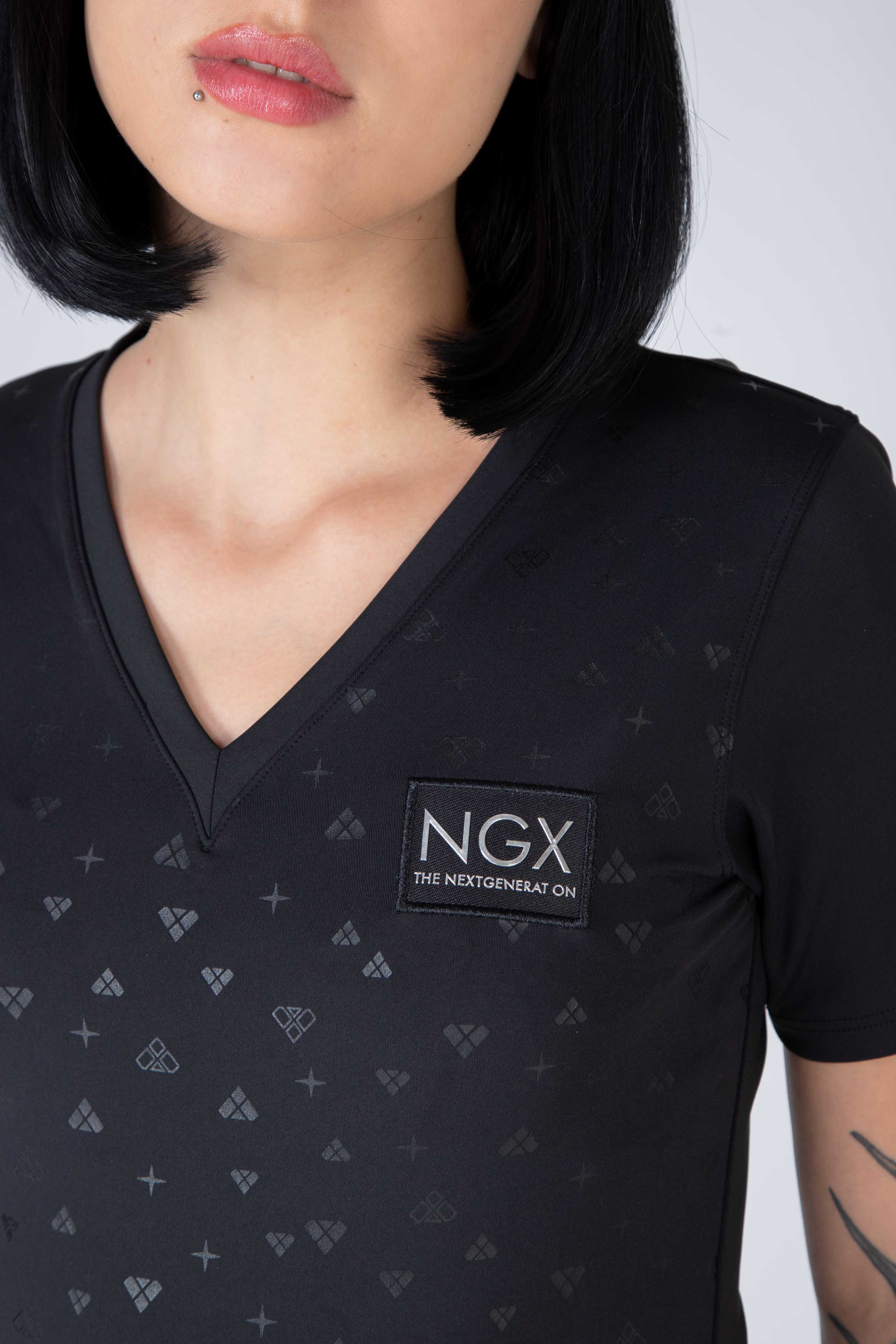 Polera M/C Task Negro NGX