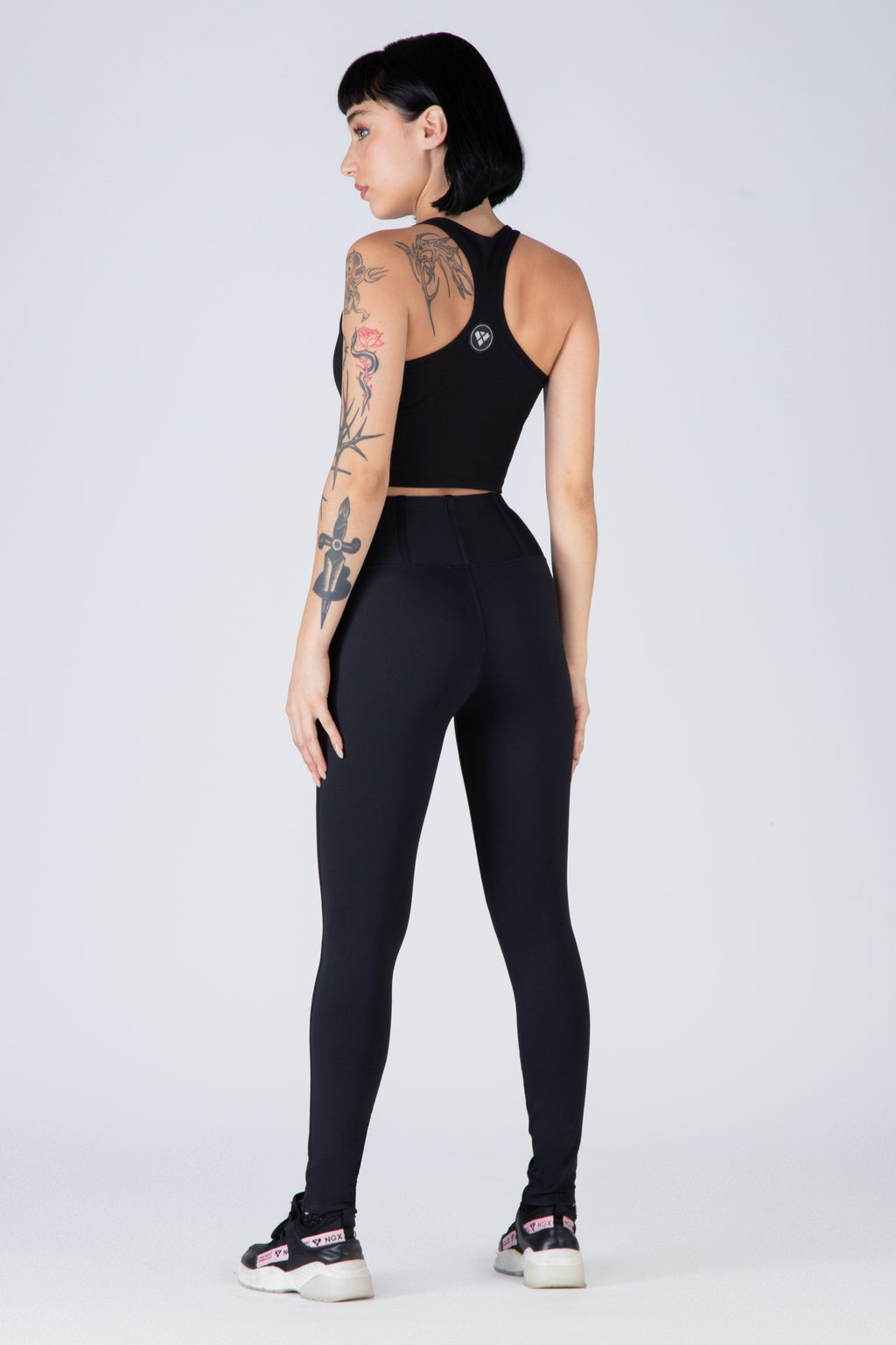 Legging Long Aqua Negro NGX