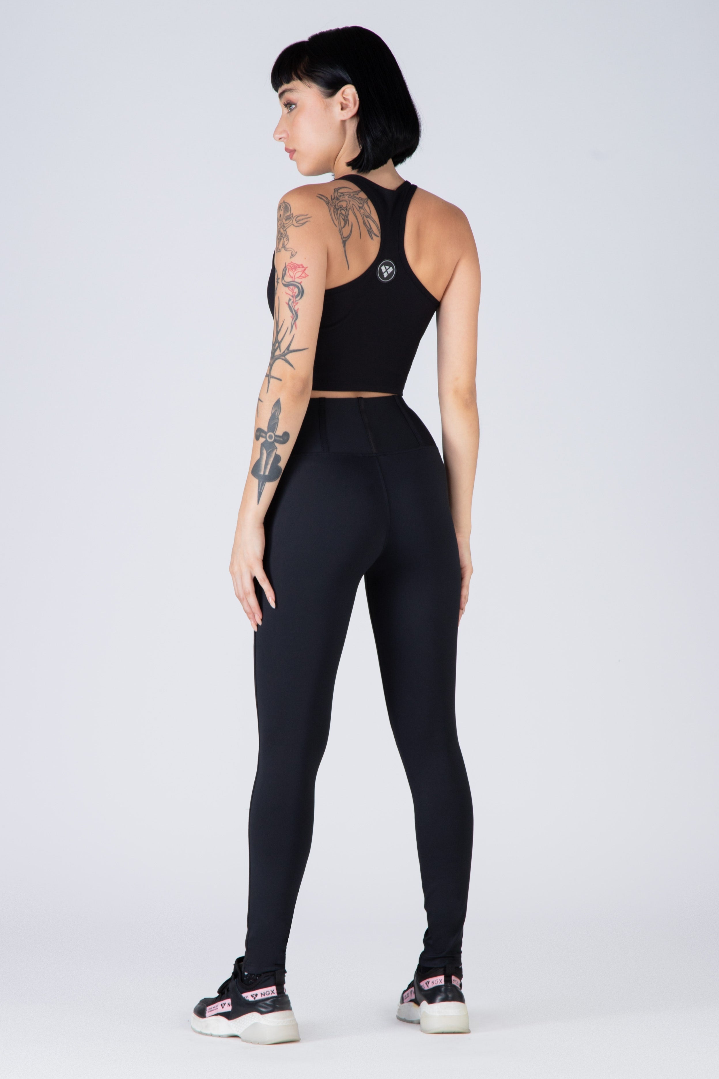 Legging Long Aqua Negro NGX