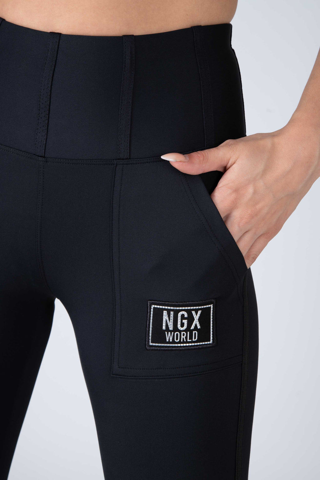 Legging Long Aqua Negro NGX