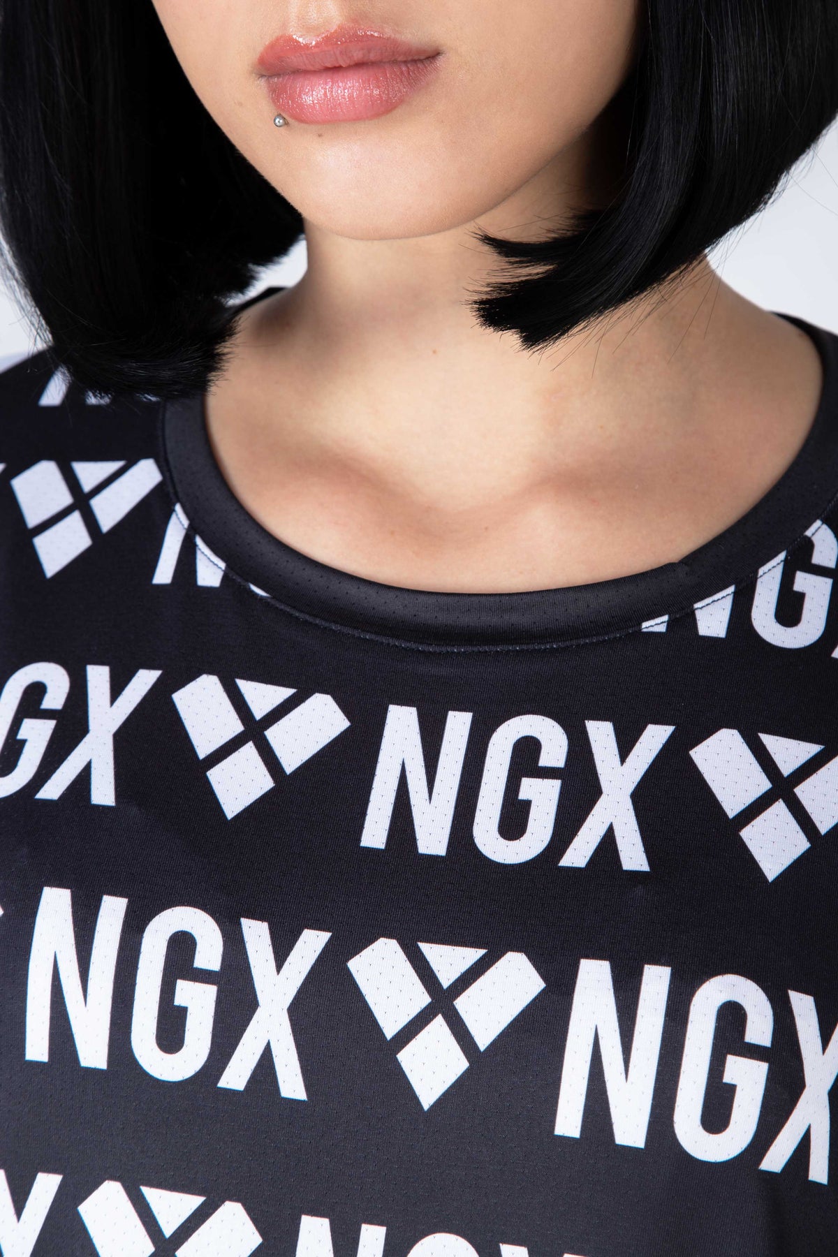 Polera M/C Aqua Negro NGX