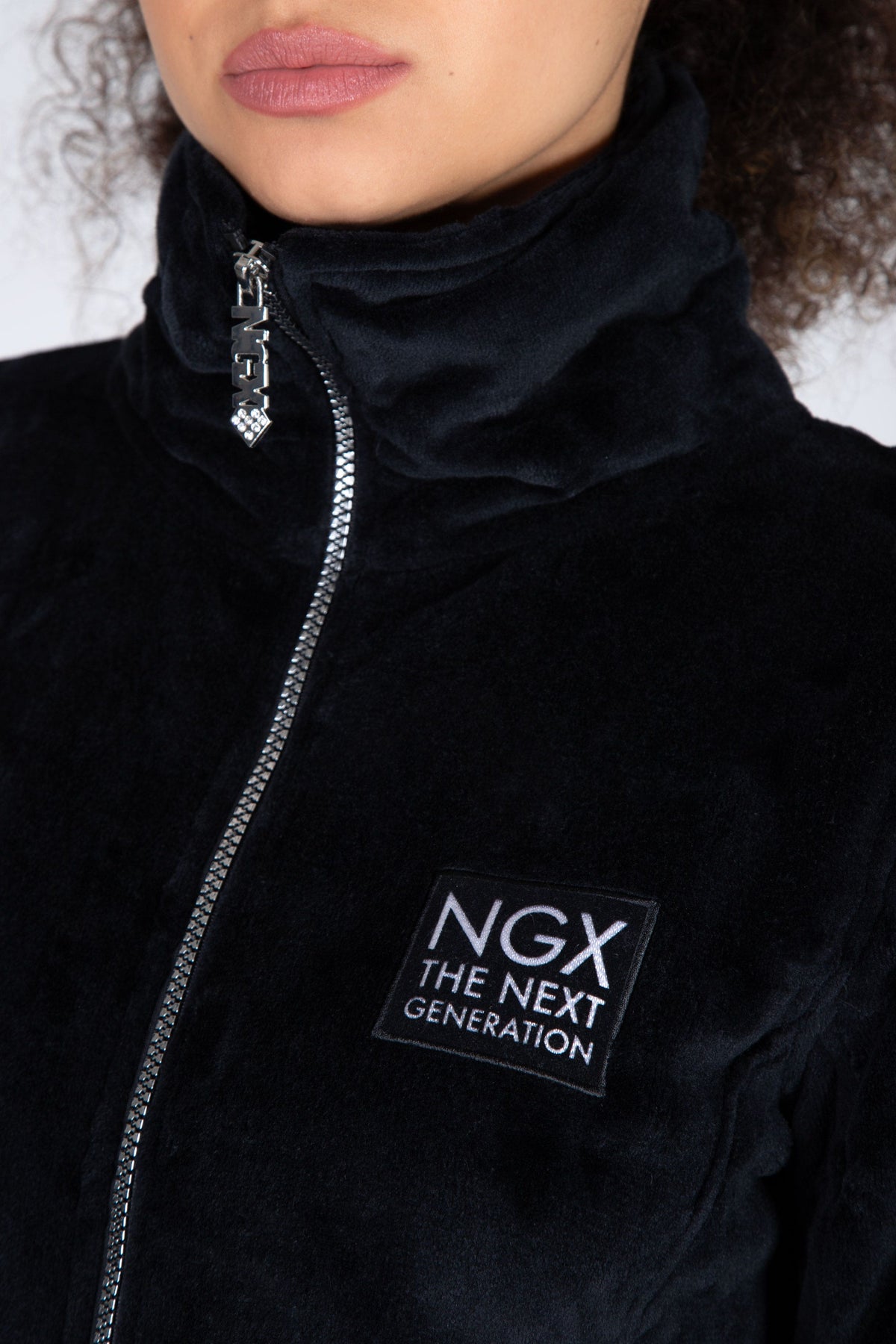 Chaqueta Text Negro NGX