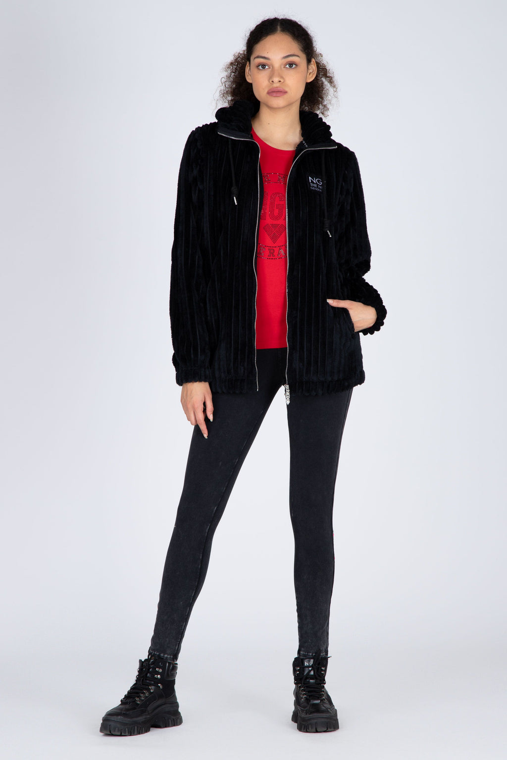 Chaqueta Sonic Negro NGX