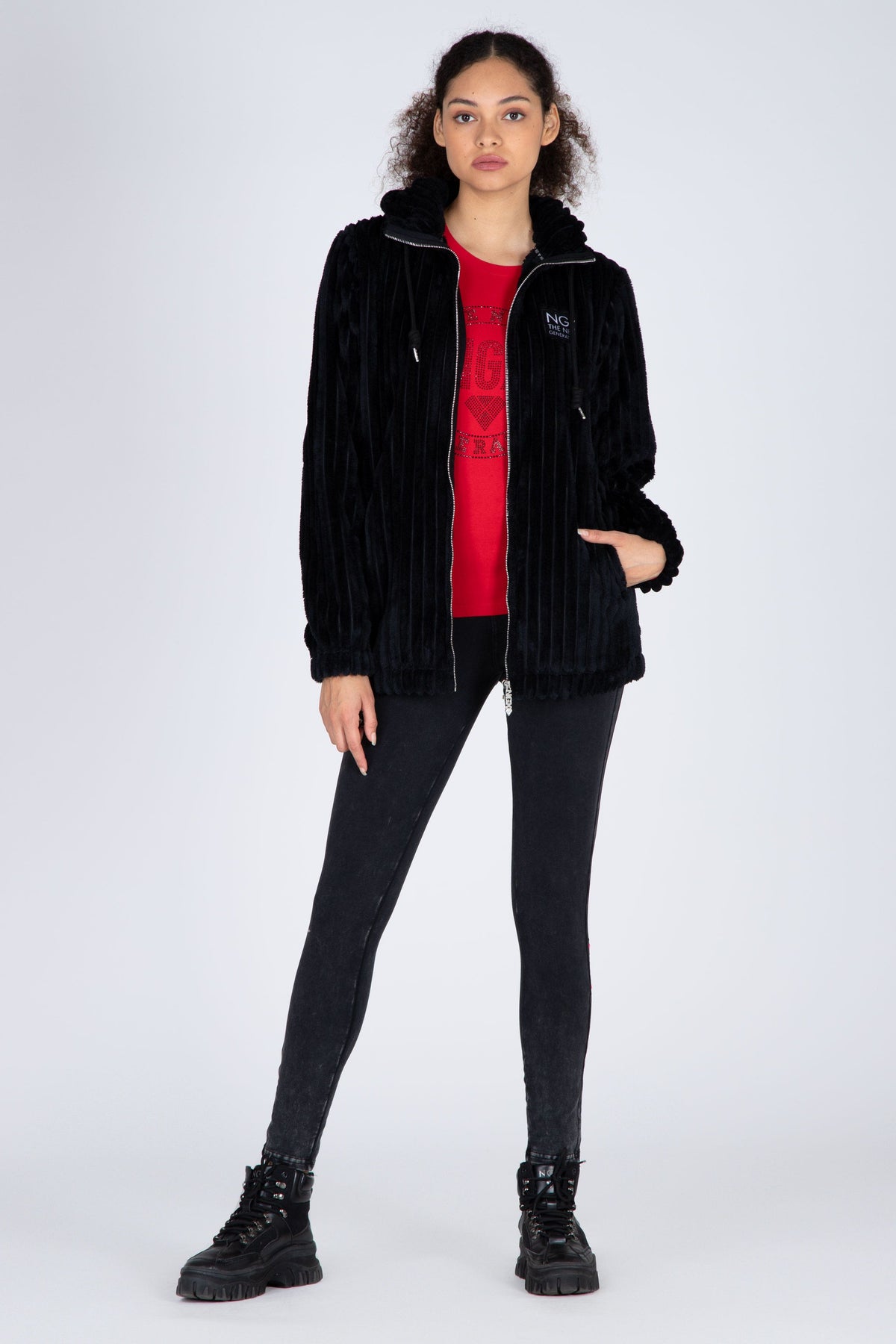 Chaqueta Sonic Negro NGX