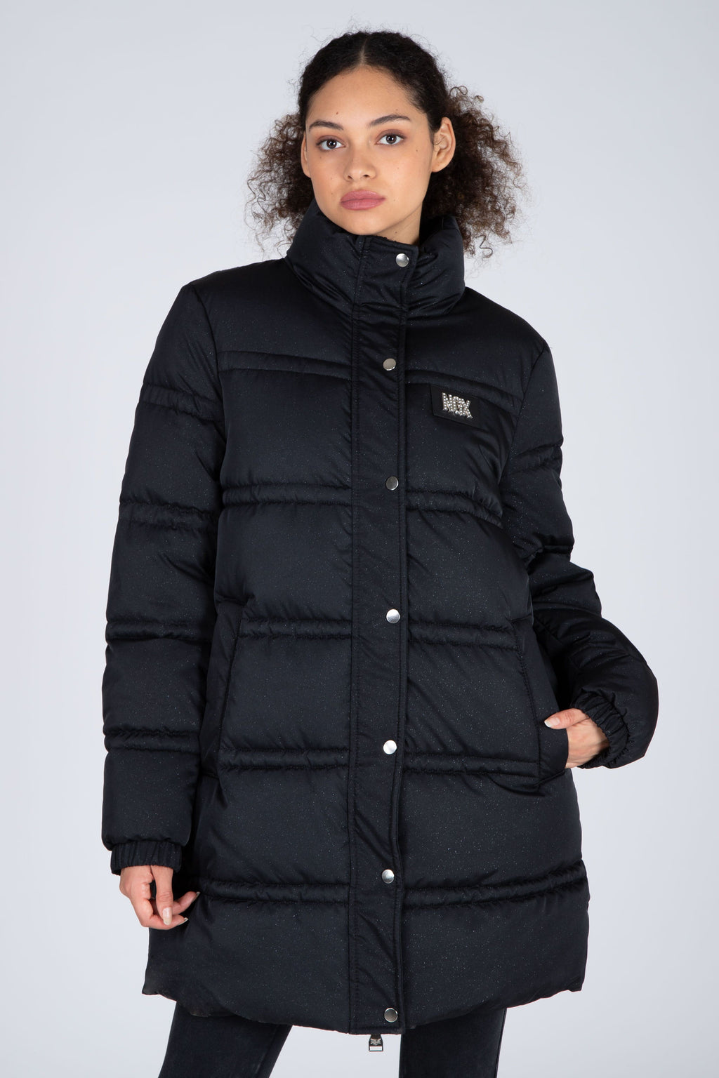 Parka Long Drama Negro NGX