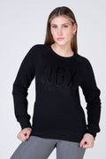 Poleron Crew Neck Lavish Negro NGX