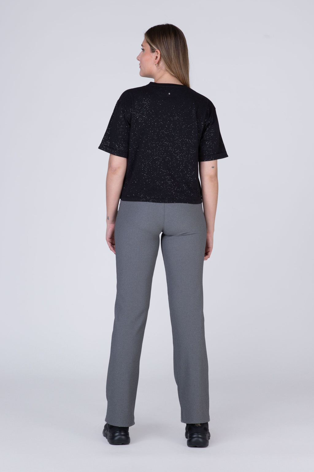 Polera Manga Corta Exclusive Negro NGX