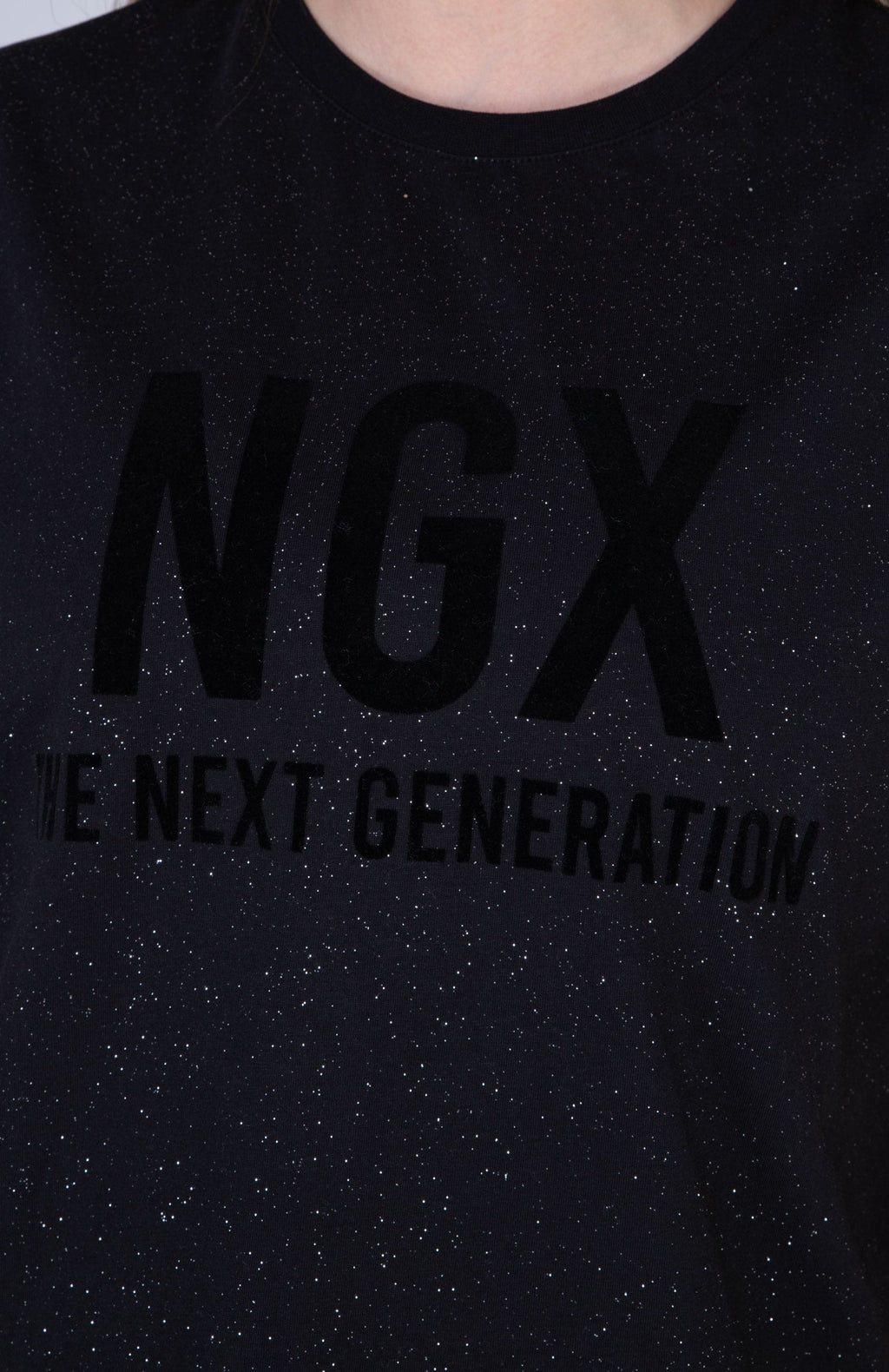 Polera Manga Corta Exclusive Negro NGX