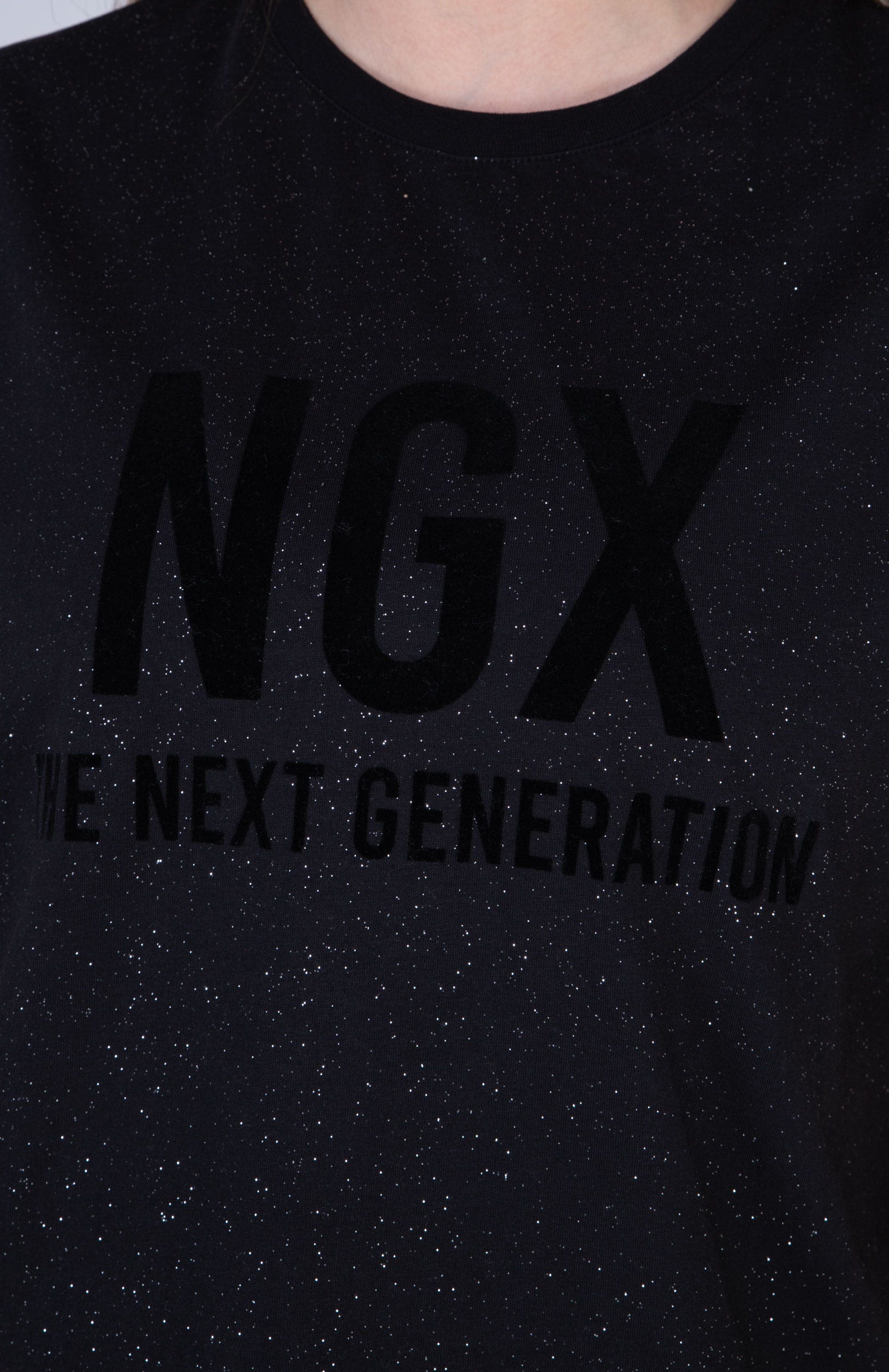 Polera Manga Corta Exclusive Negro NGX