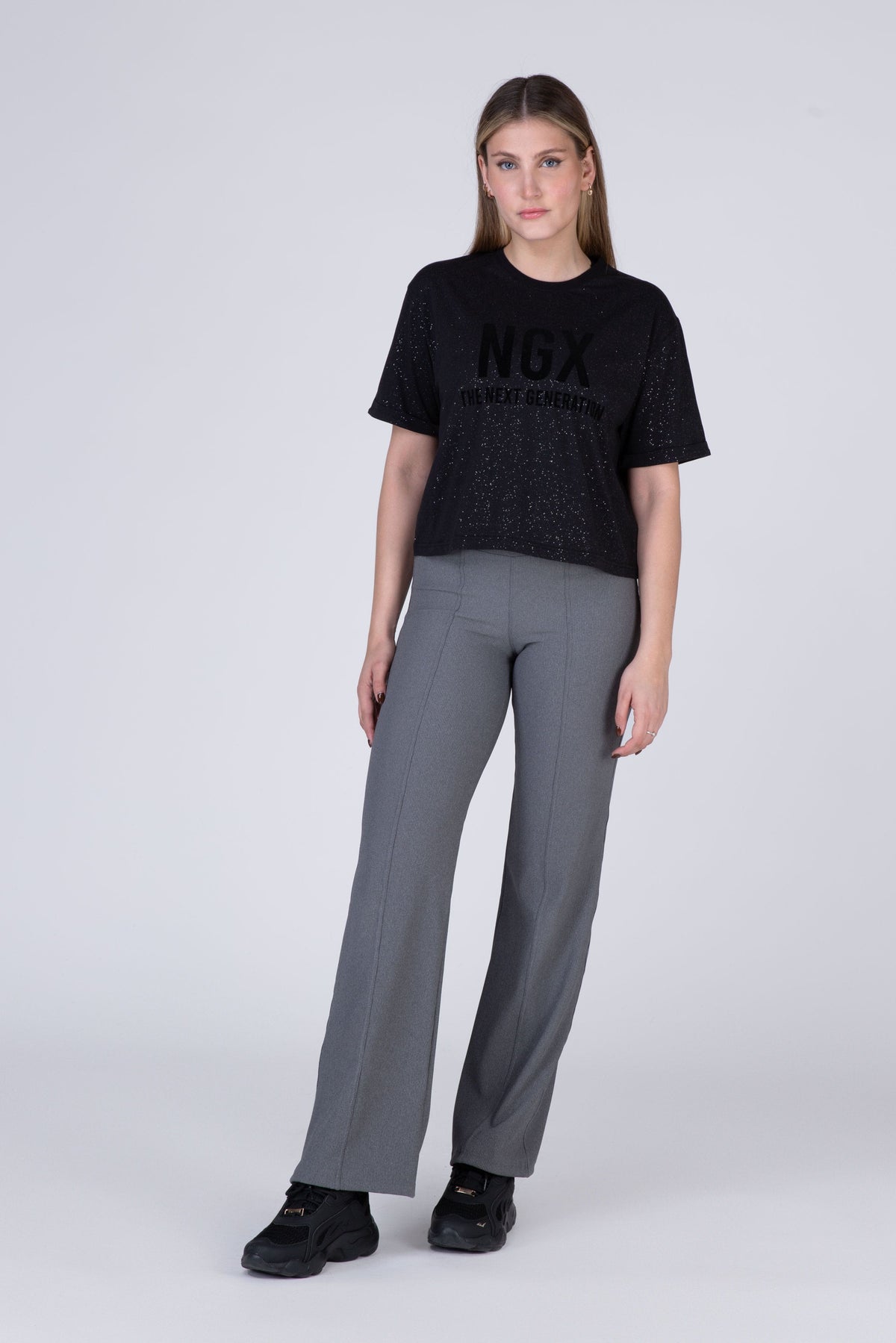 Polera Manga Corta Exclusive Negro NGX