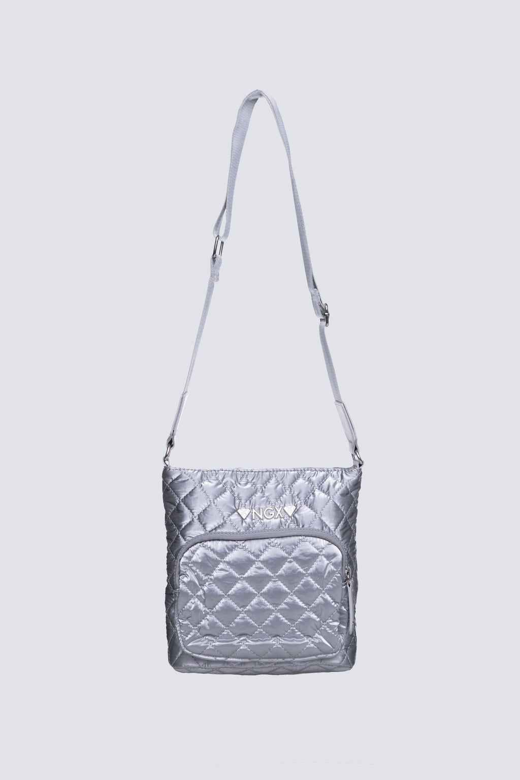 Bolso Crossbody Quilted Pro2 Gris NGX