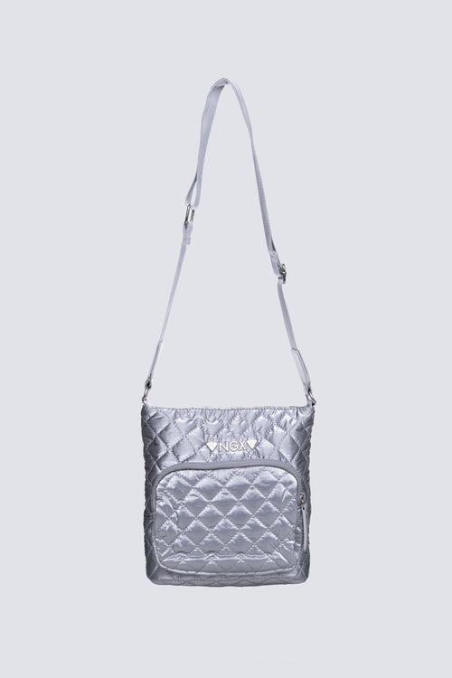 Bolso Crossbody Quilted Pro2 Gris NGX