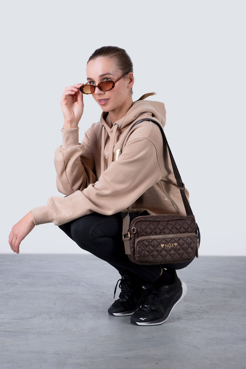 Bolso Party Quiltediconic Chocolate
