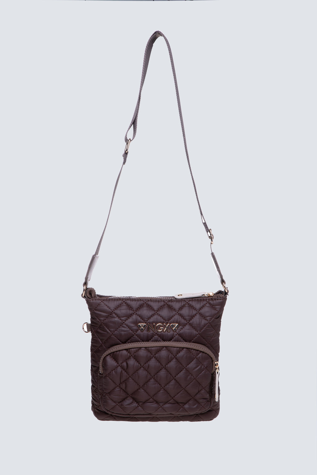 Bolso Crossbody Quiltediconic Chocolate