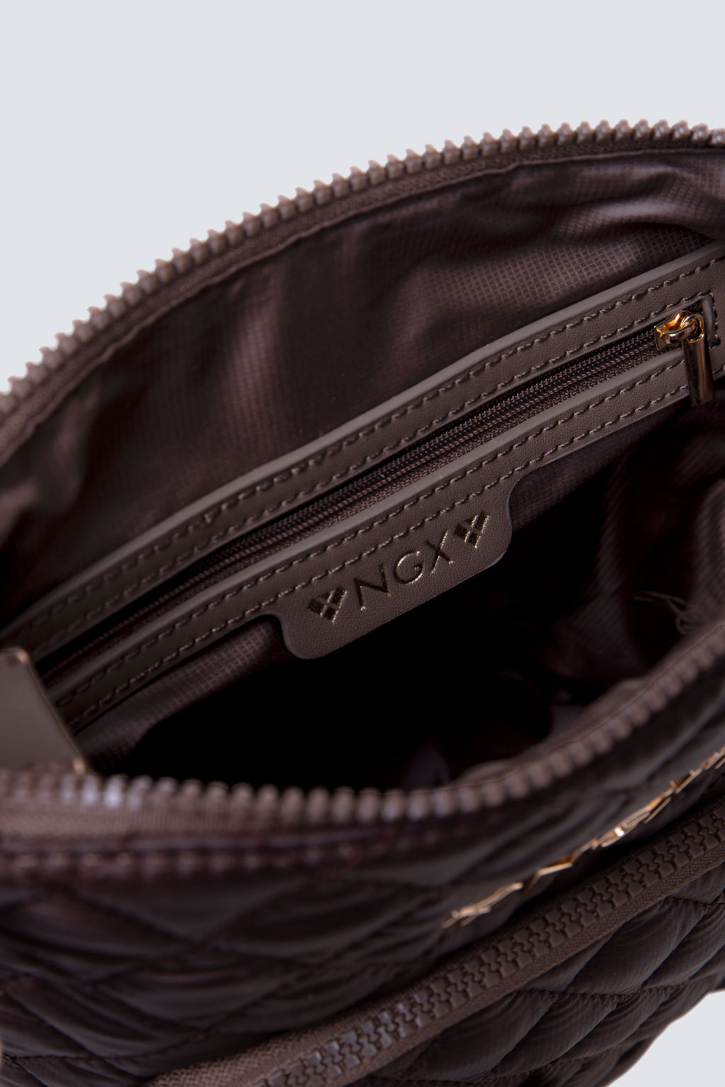 Bolso Crossbody Quiltediconic Chocolate