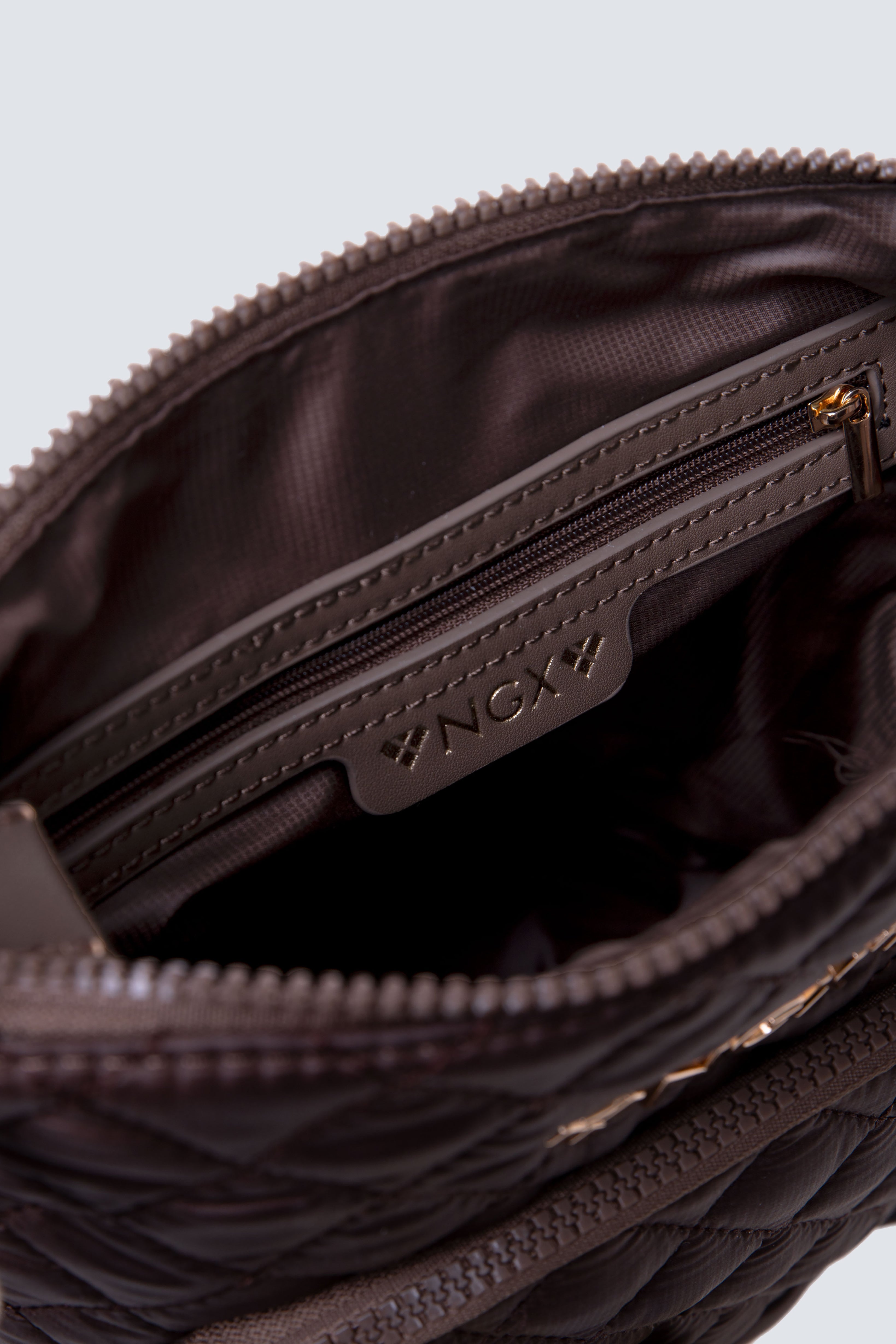Bolso Crossbody Quiltediconic Chocolate