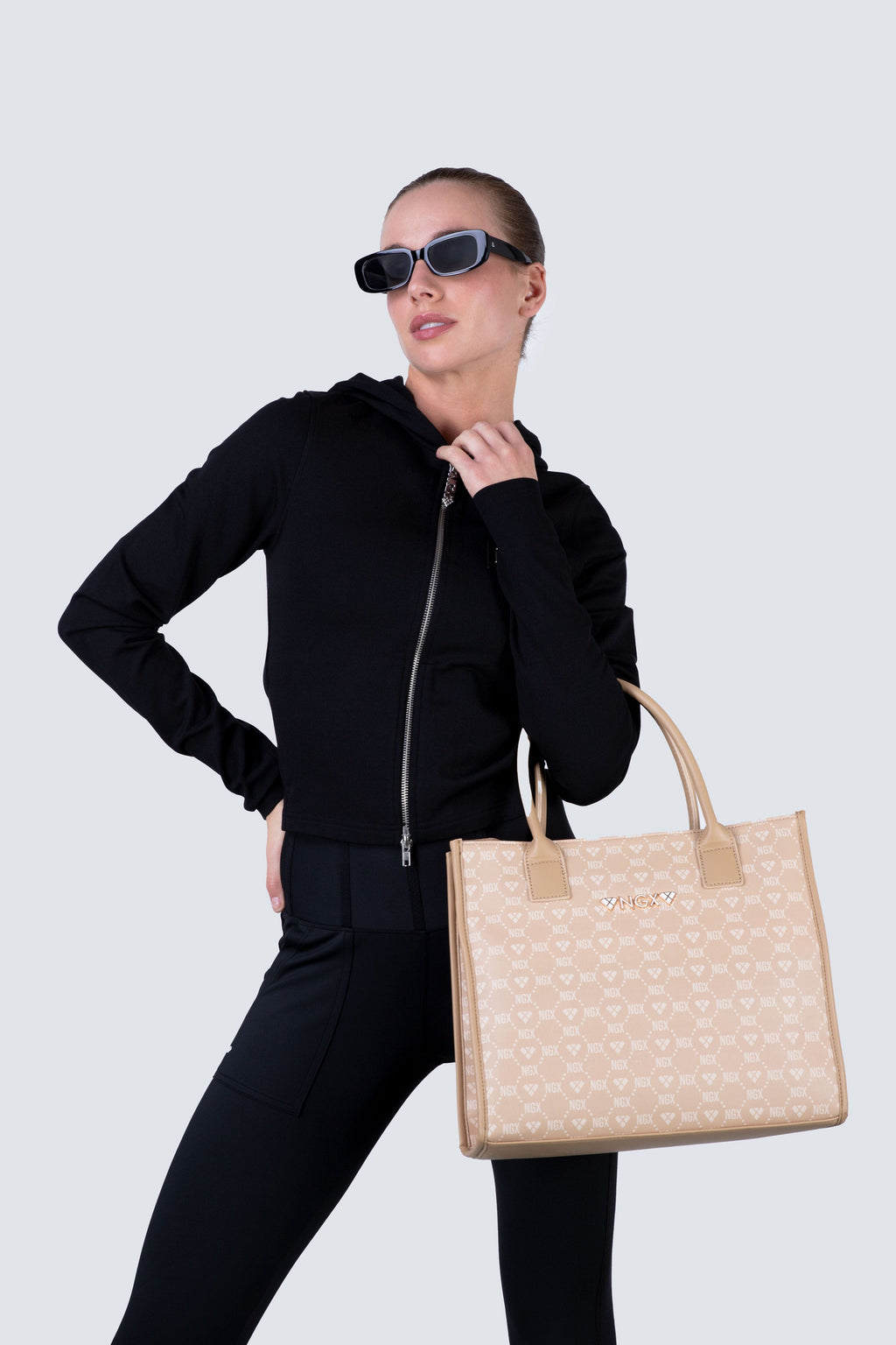 Bolso Tote Monogram Café NGX