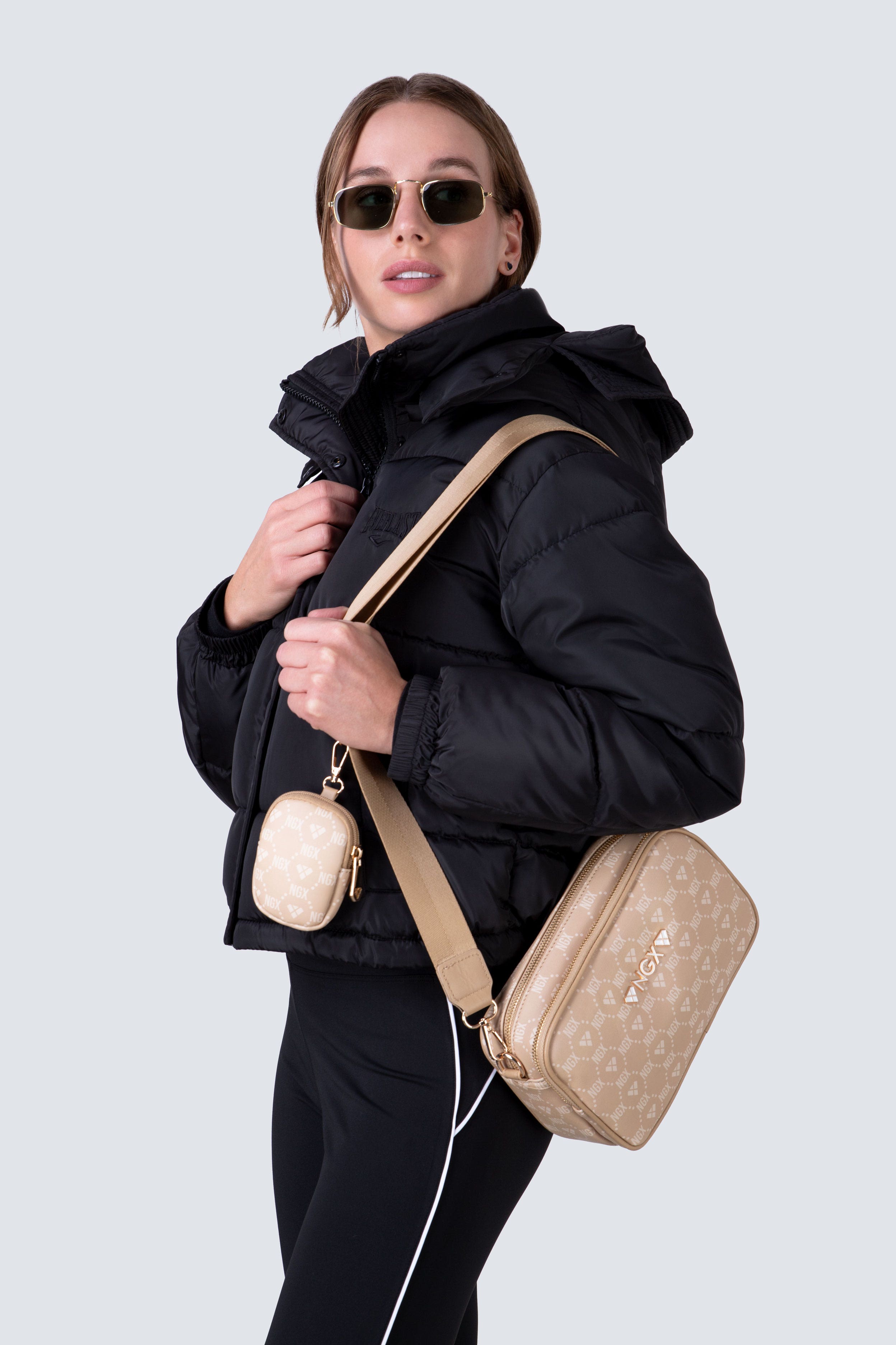 Bolso Party Monogram Café NGX