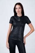 Polera Manga Corta Wonder Negro