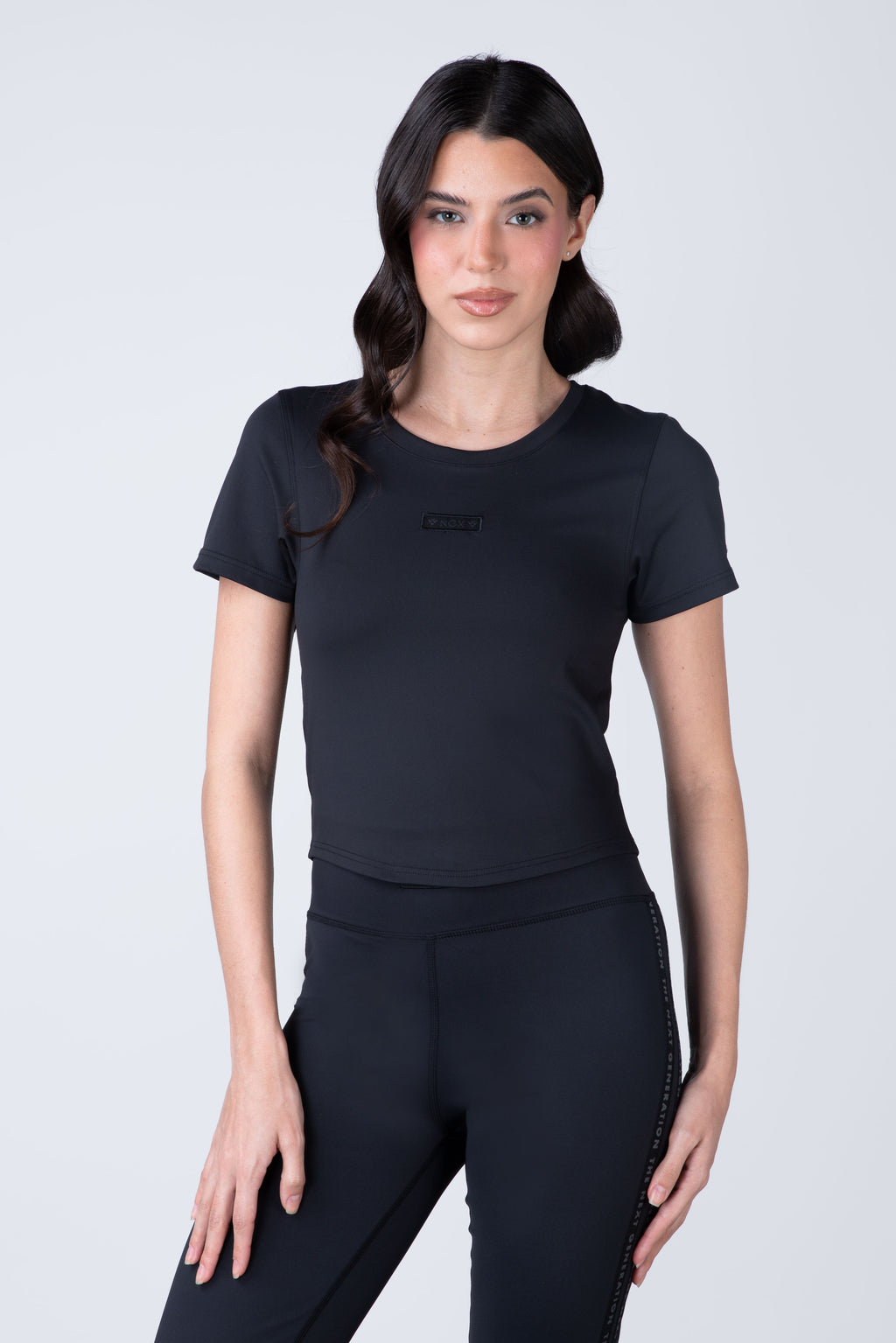 Polera Manga Corta Iconic Negro