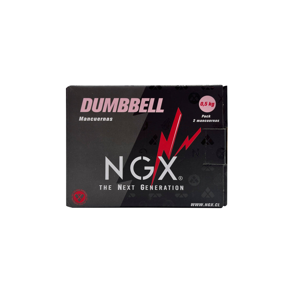 Pack 2 Mancuerna 0,5Kg Rosado NGX