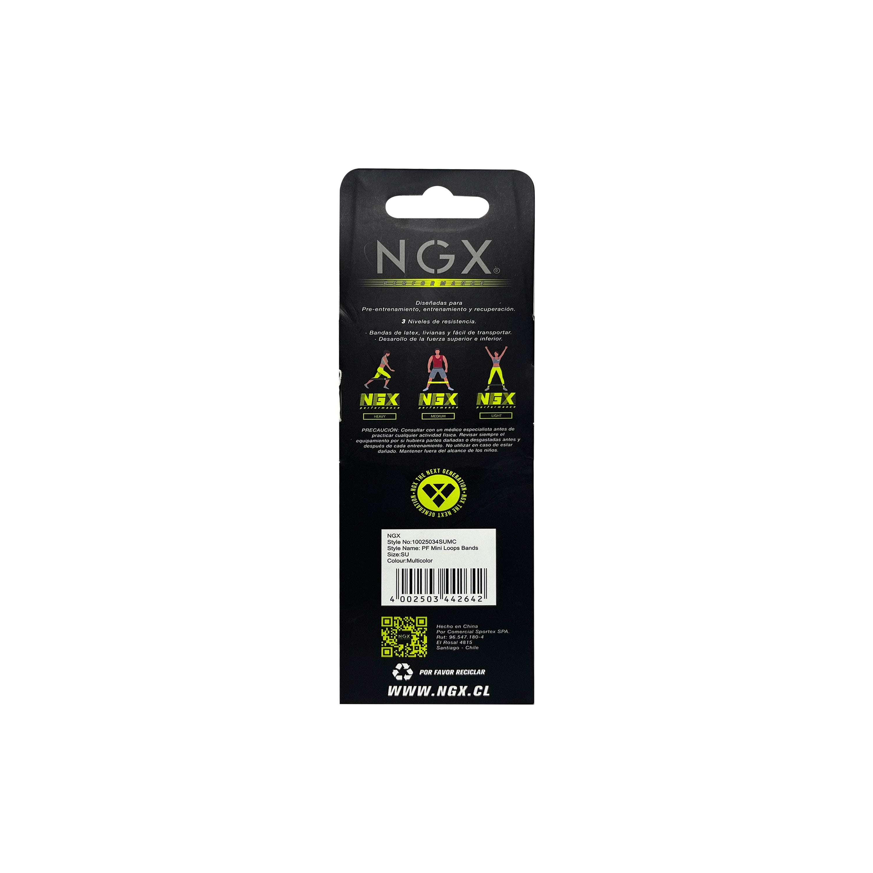 Set Mini Bandas Multicolor NGX